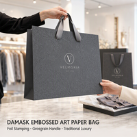 Sac fourre-tout pliable en carton blanc, personnalisé avec logo de marque, pour boutiques de cadeaux et magasins de vêtements (vente en gros)