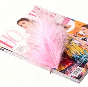 Plumes de dinde entièrement floquées à clipser, série Macaron, fournitures de bricolage, matériaux pour attrape-rêves et jouets pour chats, accessoires vestimentaires - Product Image 5