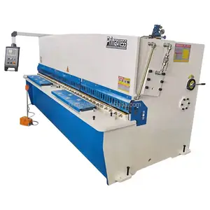 metal shear machine QC12Y cut 3mm stainless steel 200 Inch length plate aluminium cutting machine saw