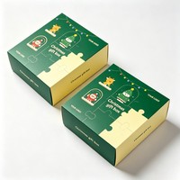 Boîte cadeau mystère personnalisée en carton blanc pliable pour cadeaux surprise et produits en boîte mystère