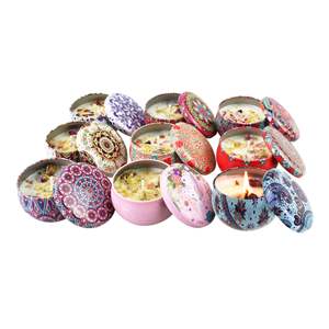 Оптовая продажа роскошных банок для пустых свечей с крышками, 2,2 унций - Product Image 3