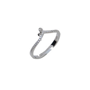 Bague ouverte en argent S925 pour femme, réglable, bijoux en perles DIY avec plateau vide, taille 236 - Product Image 5