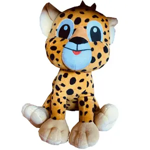 Мультяшные животные леопард пантера плюшевые игрушки/мягкие игрушки животные