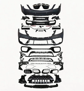 Kit Carrozzeria Completo per Mercedes Classe <span class=keywords><strong>S</strong></span> <span class=keywords><strong>W222</strong></span> 2014-2020 - Aggiornamento a Stile S63 AMG: Minigonne Laterali, Paraurti Anteriore e Posteriore, e Griglia - Product Image 1