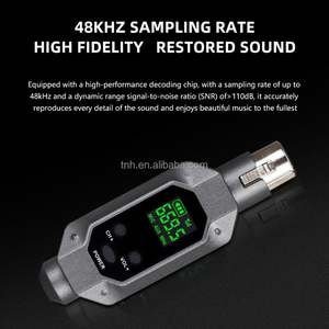 نظام محول ميكروفون لاسلكي TNH UM- U1 Proefessional UHF XLR مع جهازي إرسال للميكروفون الديناميكي - Product Image 2