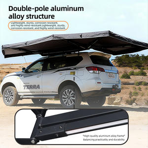 Nuevo Sistema de Apertura Rápida 360 °   <span class=keywords><strong>Toldo</strong></span> Lateral para Auto en Forma de Abanico, Protección Solar UV de Apertura Rápida, Extensión Universal de 2 Metros - Product Image 2