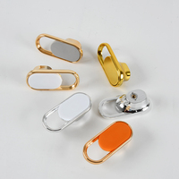 Poignée moderne en plastique ABS à trou unique avec bouton réglable pour chambre, salle de bain, armoire, cuisine, commode, mobilier d'extérieur et quincaillerie