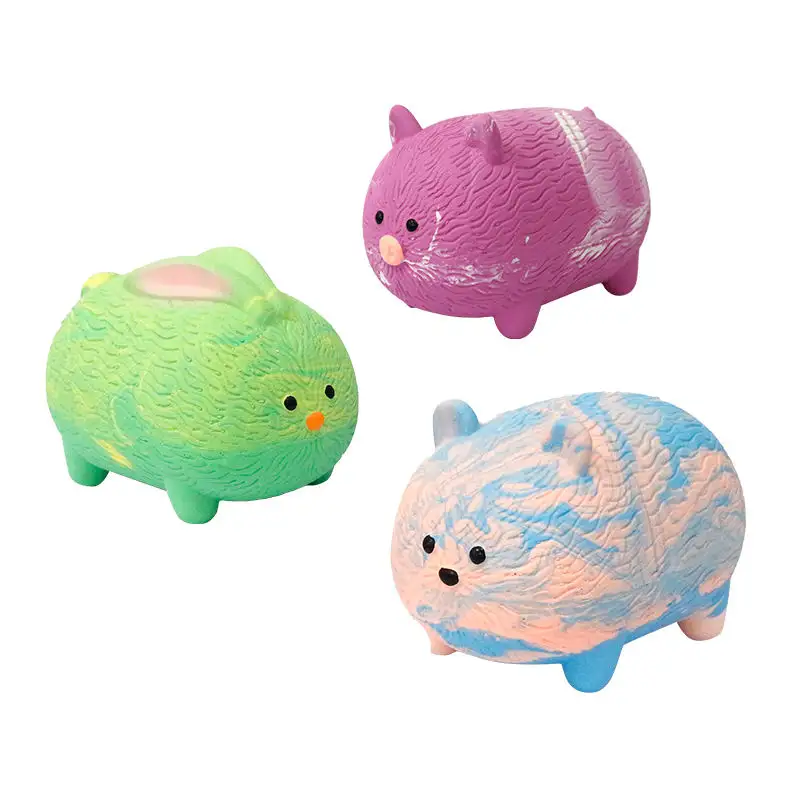 2024 Factory Direct Sale Cute Dog Latex Toys Squeaky Sound Pig Pet Toy Bite-Resistant Chew Toys for Dog