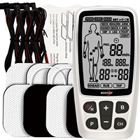 ROOVJOY Stimulateur Musculaire Électrostimulateur TENS EMS à Fonction Musicale pour Physiothérapie Corporelle, Certifié CE, Grattoir Dorsal