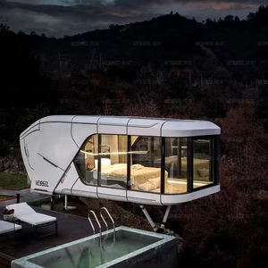 Edificio de estructura de acero Peb de gama alta Premium, casa portátil ecológica, cápsula espacial, hotel móvil - Product Image 4