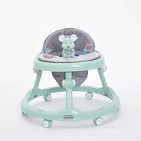 Andadera Caminador Para Rolling Walker Baby 3 en 1, trotteur d'apprentissage pour bébé avec roues et siège