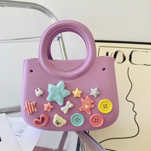 Sac de plage mini en EVA pour femme 2026, motif tendance transfrontalier, double poignée, ouverture étanche, sac à <span class=keywords><strong>main</strong></span> DIY style bonbon - Product Image 4
