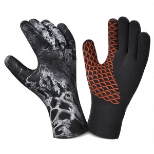 FIT CHAMP Rechargeable <b>USB</b> LED Flashlight Insulated <b>Heated</b> Waterproof Cotton Unisex Two Finger Outdoor Camping Fishing Gloves - Product Image 3