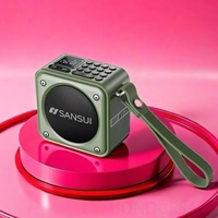 Radio FM portable Sansui U3, mini, rechargeable 1200mAh, lecteur MP3 Walkman, TF/USB, haut-parleur stéréo sans fil HIFI pour sports de plein air