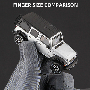 Coche en Miniatura 1/64 Wrangler <span class=keywords><strong>Rubicon</strong></span> SUV, Modelo de Aleación, Vehículo Todoterreno, Modelo de Coche Fundido a Presión, Juguete de Colección - Product Image 3
