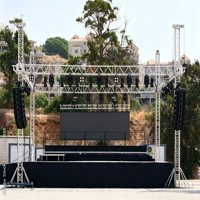 Estructura de Aluminio para Eventos Lighting Bolt Box Truss, Estructura de Techo para Escenarios, Modular, Carga Pesada, Capacidad de Carga de 500 kg, Equipo para DJ