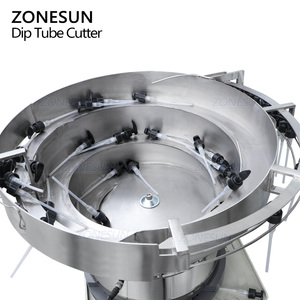 เครื่องตัดปลายท่อแบบแบนรูปตัววี ZONESUN ZS-JG25 อัตโนมัติ ขับเคลื่อนด้วยเซอร์โว สำหรับฝาปั๊มพ่นน้ำหอมพลาสติก - Product Image 3