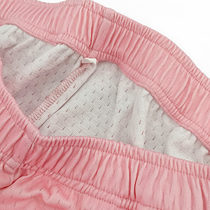 Pantalones cortos de baloncesto con estampado Rosa Venta al por mayor Pantalones cortos de malla personalizados, pantalones cortos de malla con estampado completo para hombres - Product Image 6
