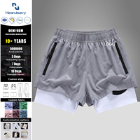 Nouveaux shorts de sport pour hommes, personnalisés, imperméables, anti-plis, respirants, écologiques, service OEM
