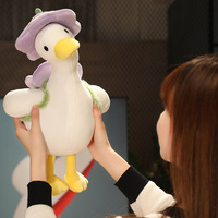 Nouvelle Peluche Canard Mignon Super Doux en Coton PP, Coussin Jouet Unisexe, Cadeau d'Anniversaire pour 14 Ans et Plus