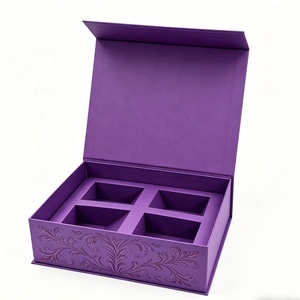 High-End Eco-Friendly Rigid Foldable Magnetic Gift Box Custom Logo Printed Paperboard Packaging Recycled Materials Embossing - Product Image 2