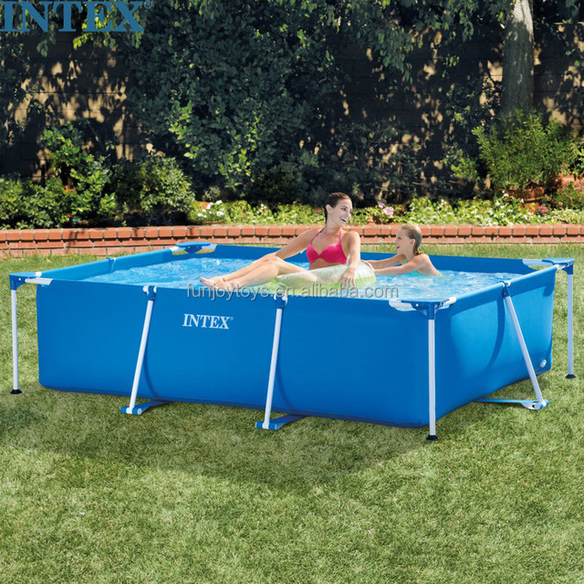 Intex Swimming Pools Sales 28272 300*200*75cm Easy Set Rectangular Frame Big Folding Swimming Pool