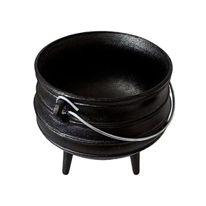 Fabricant Direct Pique-nique <span class=keywords><strong>en</strong></span> plein air Camping Four hollandais à trois pattes <span class=keywords><strong>en</strong></span> <span class=keywords><strong>fonte</strong></span> antiadhésive non revêtue - Product Image 4