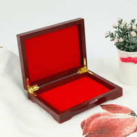 Petit emballage carré mince cadeau à charnière bijoux décor couvercle de rangement présentation bijoux en bois fantaisie boîte en bois de luxe