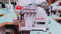 Siruba 747KS-514M3-24 Machine à coudre surjeteuse industrielle à plateforme cylindrique à 4 fils, surjeteuse à grande vitesse à lit cylindrique