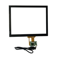 Panel Táctil Capacitivo Multitáctil de 10 Puntos, Impermeable, con Interfaz USB, Personalizado, de 5 Pulgadas, Fabricación Directa ODM OEM, MOQ Pequeño