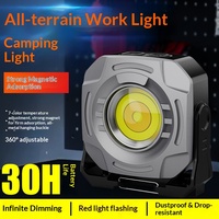 Lampe de camping LED extérieure IP44 étanche, faisceau 360°, batterie au lithium longue durée, multifonctionnelle, portable, porte-clés LED pour le camping