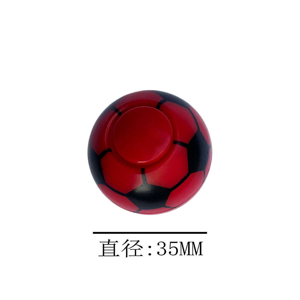 Toupie de football rouge