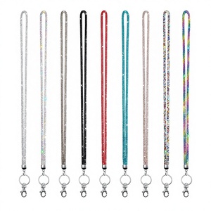 Cordón para Identificación con Diamantes de Imitación Brillantes para Doctoras, Enfermeras, Maestras y Estudiantes, Cordón con Diamantes para Identificación de Mujer - Product Image 1