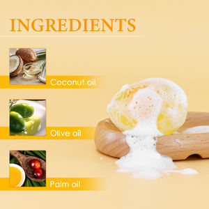 OEM/ODM 80g Aceite de Coconu Jabón de yema de huevo Belleza Facial y cuerpo Blanqueamiento DE LA PIEL Limpieza Hidratante Jabón de huevo Jabón hecho a mano - Product Image 3