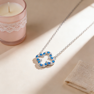 Collier trèfle à quatre feuilles porte-bonheur en opale, pendentif amulette de protection en forme de trèfle irlandais pour femmes et adolescentes - Product Image 3