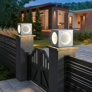 Lampada a Pilastro per Esterni in Acciaio Inossidabile IP65 3000K Bianco Caldo, 2 Anni di Garanzia, per Piazze Commerciali, Sentieri in <span class=keywords><strong>Pietra</strong></span>, Ingressi, Cortili e Aree Pedonali - Product Image 1