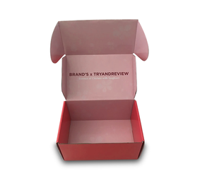 Impresión de caja a todo color, envío de cosméticos personalizado, cajas corrugadas, logotipo personalizado, embalaje de envío, cajas de correo con inserto - Product Image 5