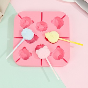 Molde de silicona desechable AC Cartoon para piruletas, forma irregular, solo lavar a mano, herramientas de repostería DIY para el hogar, para pudín de queso casero 1 - Product Image 4