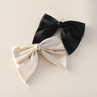 Daou Grandes pinces à cheveux élégantes et durables en forme de nœud, couleurs unies, accessoires pour cheveux pour femmes et filles, décoration de fête