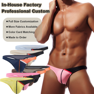 Slip <span class=keywords><strong>perizoma</strong></span> da <span class=keywords><strong>uomo</strong></span> personalizzato in nylon spandex traspirante a vita media, intimo gay da <span class=keywords><strong>uomo</strong></span>, <span class=keywords><strong>perizoma</strong></span> ultra sottile - Product Image 1