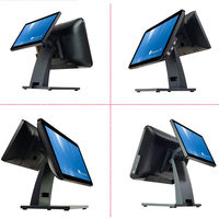 Умная POS-система с Wi-Fi, кассовым аппаратом, сенсорным двойным экраном, Windows, все в одном, для магазинов одежды, аптек, ресторанов