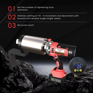 Clé dynamométrique électrique sans balais portable la plus vendue, tension nominale 21V/220V, batterie Li-Ion, moteur de serrage de filetage - Product Image 2