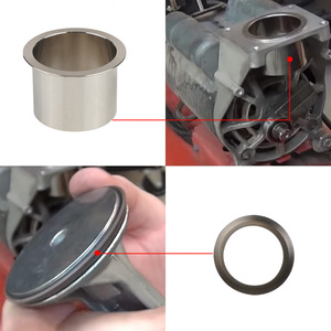 Kit de piston de compresseur d'air en acier inoxydable, pièces de rechange pour usage industriel - Product Image 3