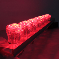 Lampe décorative SHIJI à changement de couleur RVB, éclairage d'amusement LED de 60 mm, programmable, 18 LED, lumières de parc d'attractions