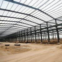 Estructura de Acero para Almacenes, Prefabricada, Industrial, de Alta Resistencia, Fácil Instalación, con Marco Metálico Soldado