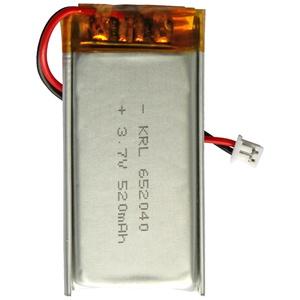 ผู้ผลิตแบตเตอรี่ลิเธียมโพลิเมอร์ <span class=keywords><strong>3</strong></span>.7V 652040 520mAh แบบชาร์จได้ สำหรับตัวควบคุมไฟ LED Strip และโมดูลไฟอัจฉริยะ - Product Image 1