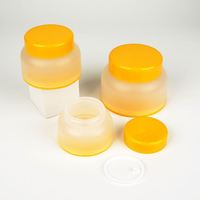 30g 50g 100g Grande Vente Luxe Transparent Pot Cosmétique Vide en Plastique pour Crème avec Couvercle