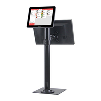 Caja Registradora Vertical de Doble Pantalla Directo de Fábrica, Sistema de Terminal Punto de Venta Todo en Uno con Pantalla Táctil de 15.6 Pulgadas para Supermercado