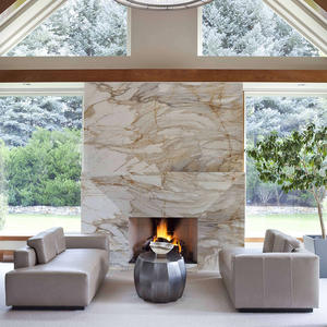 Dalle de marbre naturel italien Calacatta Gold pour panneaux muraux en marbre - Product Image 1