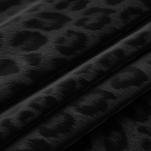 Động vật Trung Quốc nhà máy 4 cách căng Leopard mô hình tổng hợp PU da vải cho hàng may mặc - Product Image 1